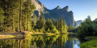 Cathedral Beach in Yosemite National Park
